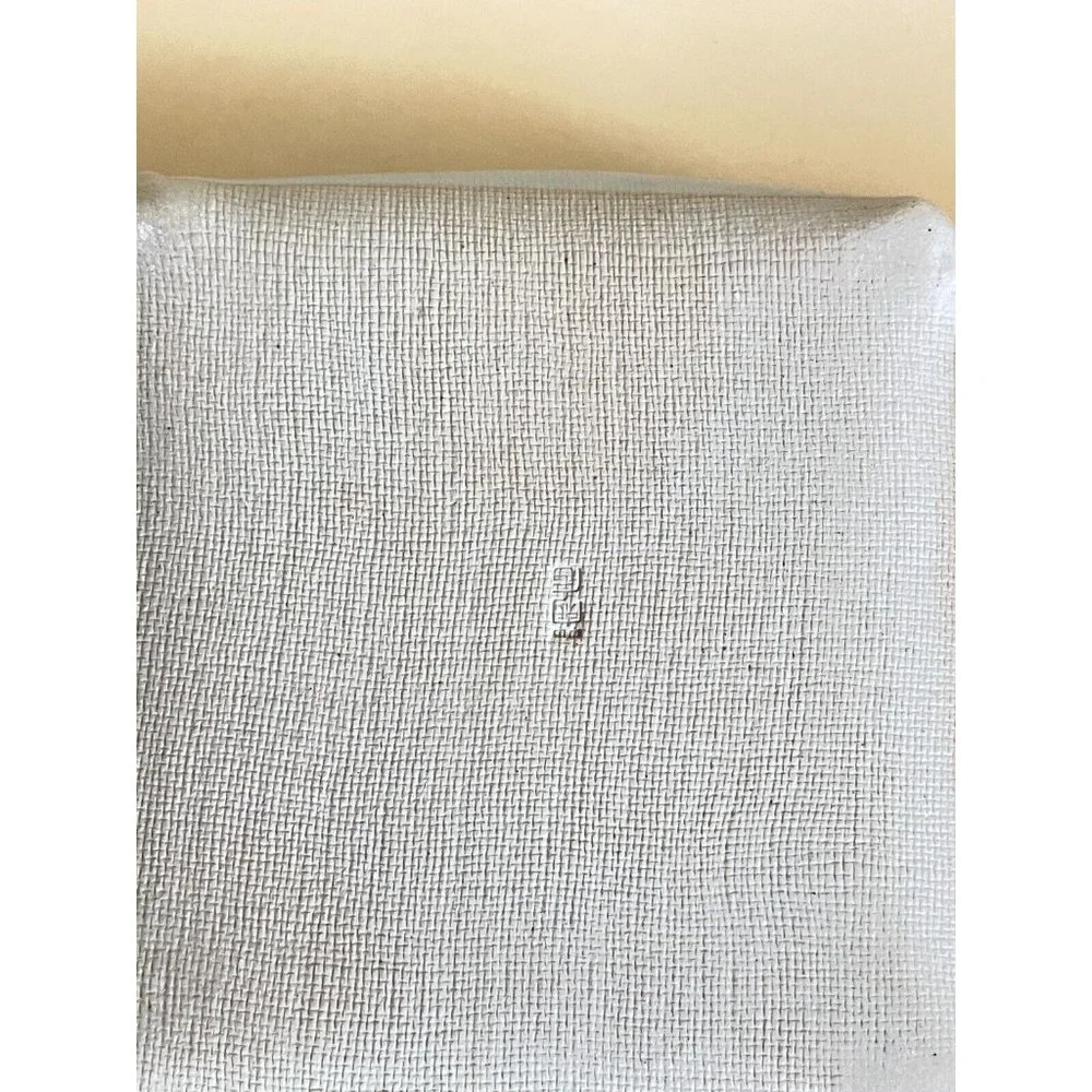 Vintage Japanese Blue White Glazed Pottery Stone Ware Bowl Boxed Signed - Picture 7 of 8